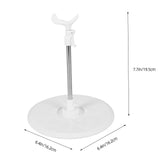 Adjustable Metal Doll Display Stand Holder for Desktop, Organizer for Collectible Dolls and Figures