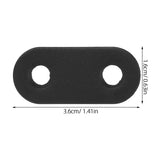 16 Sets Flat Corner Braces Straight Mending Plates Metal Fixing Corner Brace with Screws