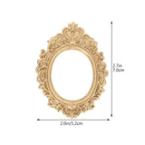 10 Pcs Golden Photo Frame Mini Vintage Picture Frames Antique - Front View