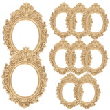10 Pcs Golden Photo Frame Mini Vintage Picture Frames Antique - 45-Degree Angle