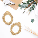 10 Pcs Golden Photo Frame Mini Vintage Picture Frames Antique - Low Angle