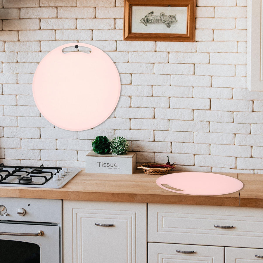 Portable Round Cutting Board Odor- Cutting Mat for Food Prep and Cooking Use