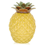 Yellow Pineapple Tea Cookie Jar Storage Container for Fruit and Travel Kitchen Use