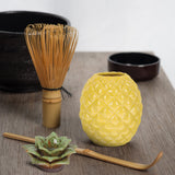 Yellow Pineapple Tea Cookie Jar Storage Container for Fruit and Travel Kitchen Use