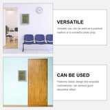 2 Pcs Modern Mailbox Wall Mount Transparent Office