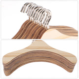 10 Pcs Mini Wooden Clothes Rack Hangers Clothing Kids Toys Baby - Low Angle