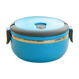 Lunch Box Containers for Hot Food, Portable Lunch Box Stainless Steel Insulated Food Storage Container for Outdoor Camping Picnic Blue