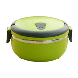 Lunch Box Containers for Hot Food, Portable Lunch Box Stainless Steel Insulated Food Storage Container for Outdoor Camping Picnic Green