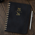 2025-2026 Planner, Academic Planner 2025-2026 from July 2025, June 2026, Weekly & Monthly Planner Spiral Bound with 12 Monthly Tabs Black
