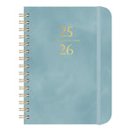 2025-2026 Planner, Academic Planner 2025-2026 from July 2025, June 2026, Weekly & Monthly Planner Spiral Bound with 12 Monthly Tabs Blue