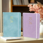 2025-2026 Planner, Academic Planner 2025-2026 from July 2025, June 2026, Weekly & Monthly Planner Spiral Bound with 12 Monthly Tabs Blue