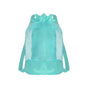 Swim Bag Mesh Drawstring Backpack Beach Backpack for Swimming, Gym, and Workout Gear Mint Green