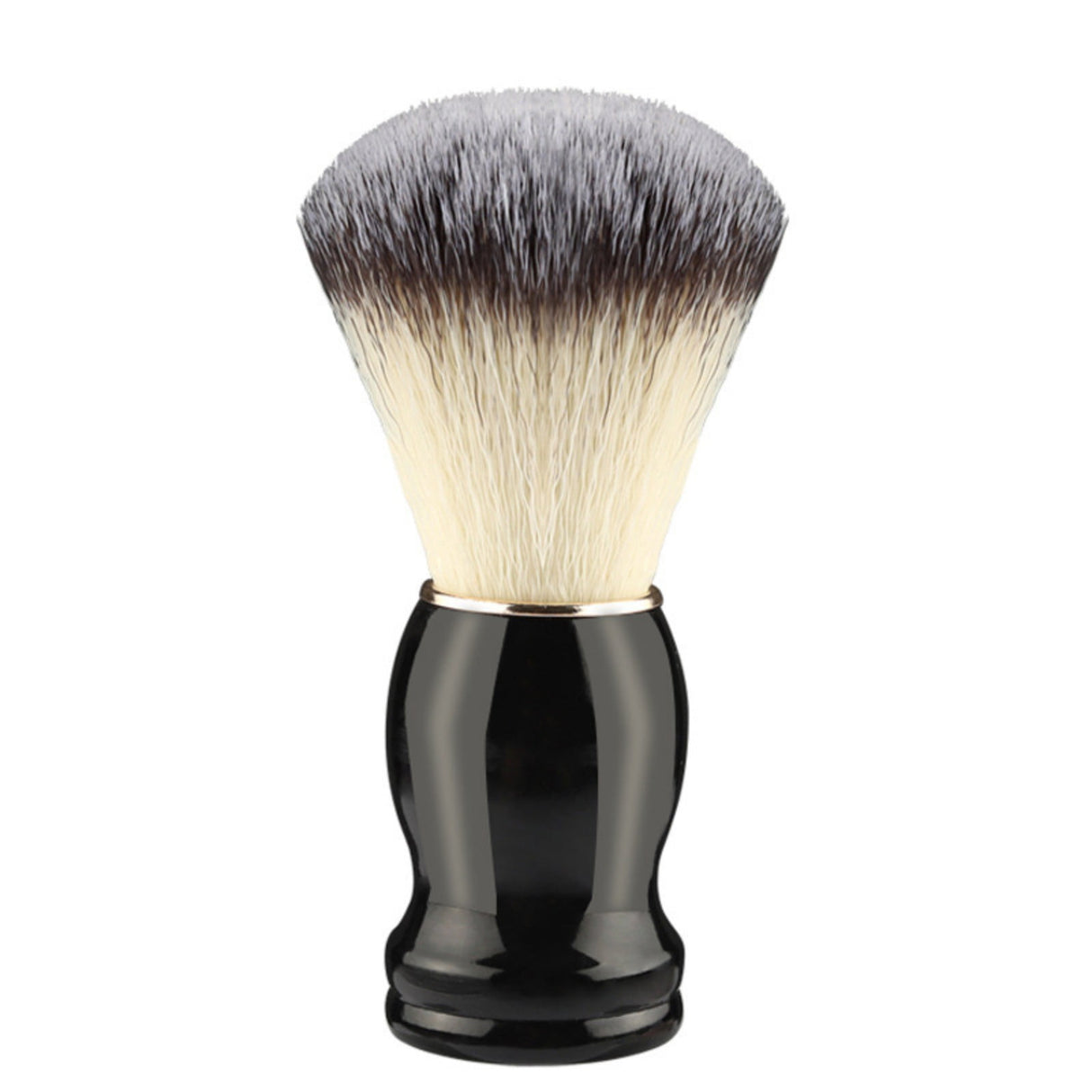 Shaving Brush for Men with Black Wood Handle, Perfect Gifts for Men, Fathers Day Christmas Halloween Gifts Multicolor