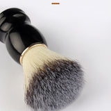Shaving Brush for Men with Black Wood Handle, Perfect Gifts for Men, Fathers Day Christmas Halloween Gifts Multicolor