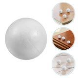 50Pcs Craft Foam Ball 3In White Sphere for Diy Crafting and Painting Home Decoration