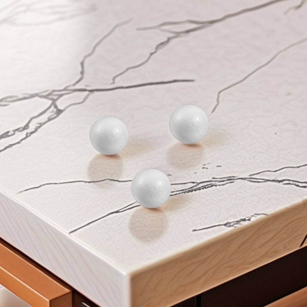 50Pcs Craft Foam Ball 3In White Sphere for Diy Crafting and Painting Home Decoration