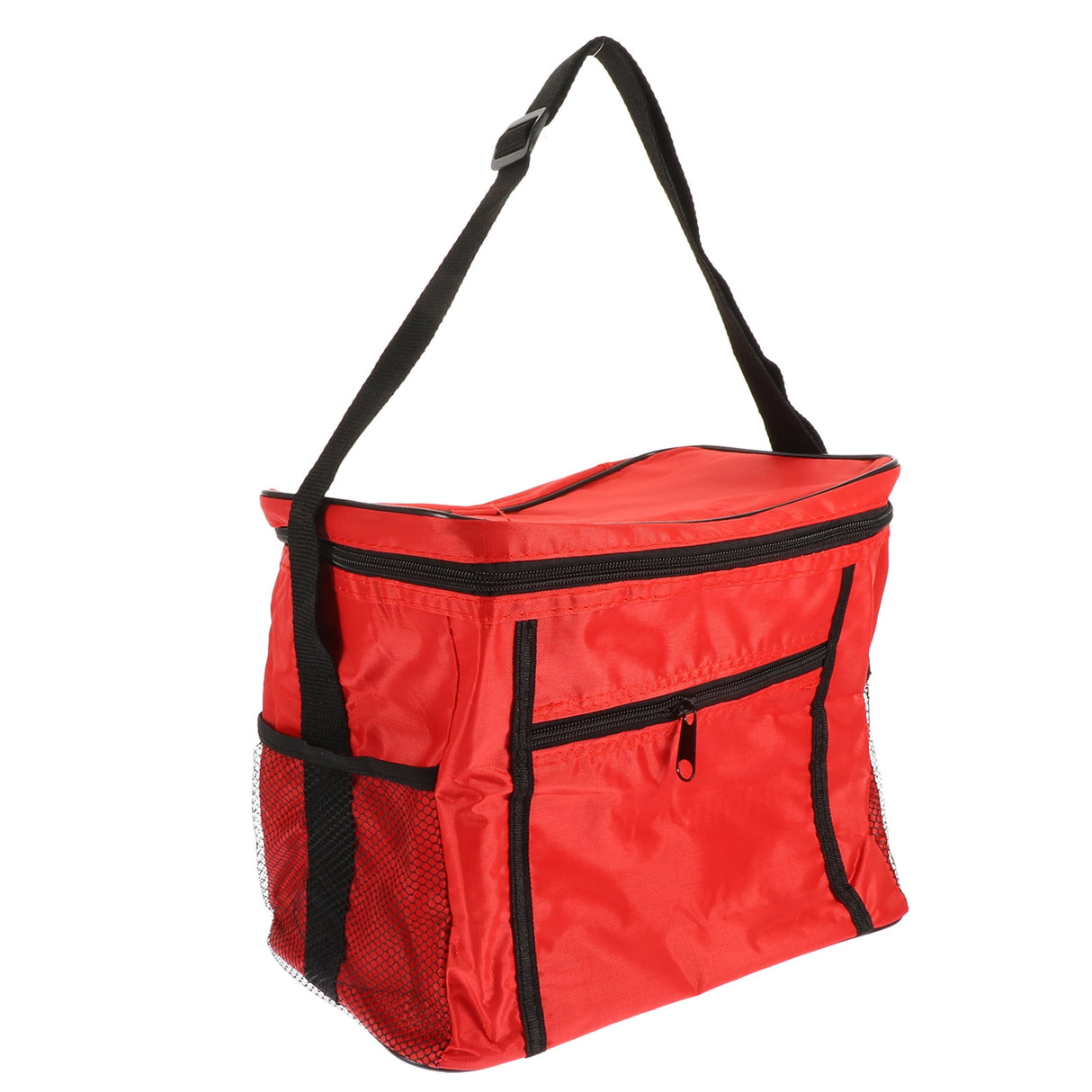 Insulated Reusable Grocery Bags Set of 1 in Red, Thermal Cooler Tote for