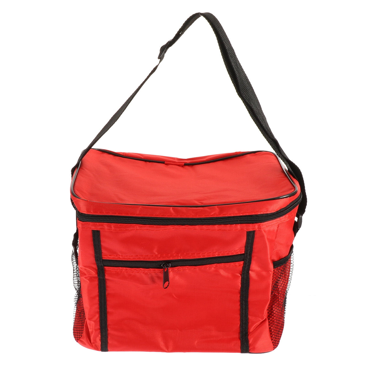 Insulated Reusable Grocery Bags Set of 1 in Red, Thermal Cooler Tote for