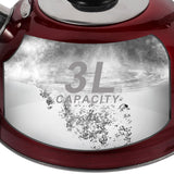 Whistling 1Pack 9.1In Tea Kettles Stovetop Whistling
