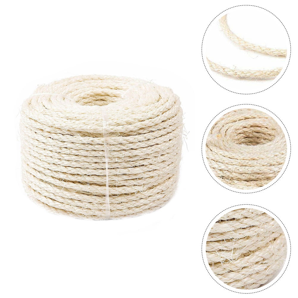 Sisal Rope Cat Scratch Post for Diy Projects 1Pack Natural
