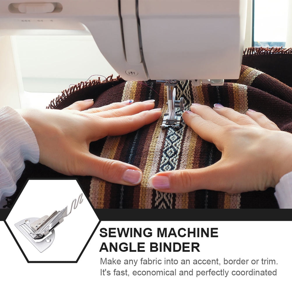 Stainless Steel Sewing Machine Binder for Fabric Edge Wrapping, Edge Binding Attachment
