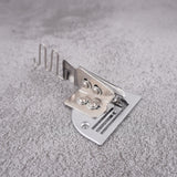 Stainless Steel Sewing Machine Binder for Fabric Edge Wrapping, Edge Binding Attachment