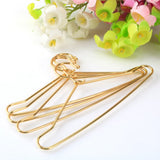 Small Hanger Shape 10 Pcs Metal Clothes Hangers Carbon Steel for Childrens Doll Clothes DIY Toy Use