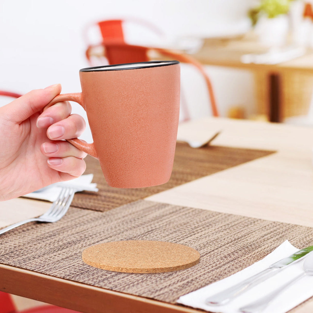 Cork Coasters Bulk Cork Coasters For Drinks 100Pcs