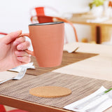 Cork Coasters Bulk Cork Coasters For Drinks 100Pcs - Top-Down View
