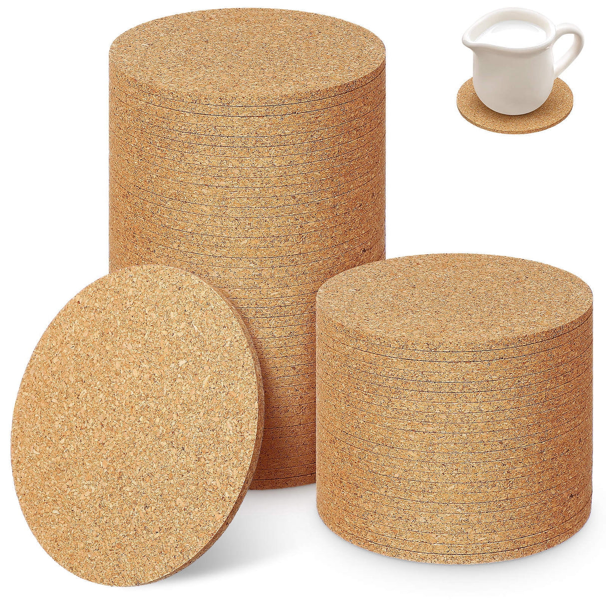 Cork Coasters Bulk Cork Coasters For Drinks 100Pcs