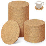 Cork Coasters Bulk Cork Coasters For Drinks 100Pcs - 45-Degree Angle