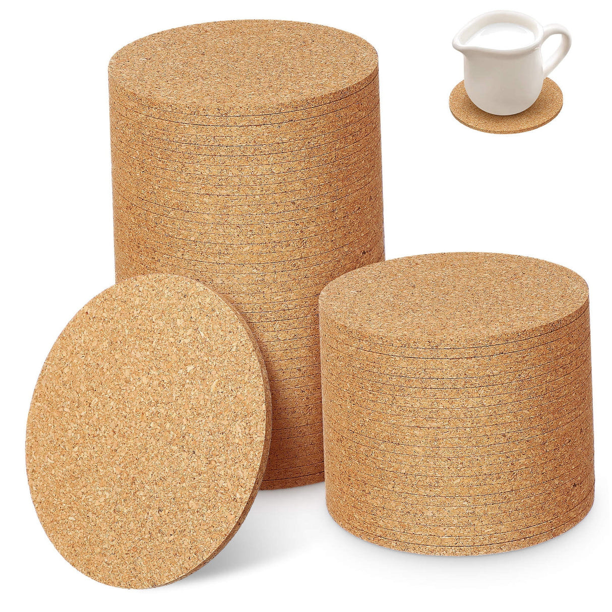Cork Coasters Bulk Cork Coasters For Drinks 100Pcs