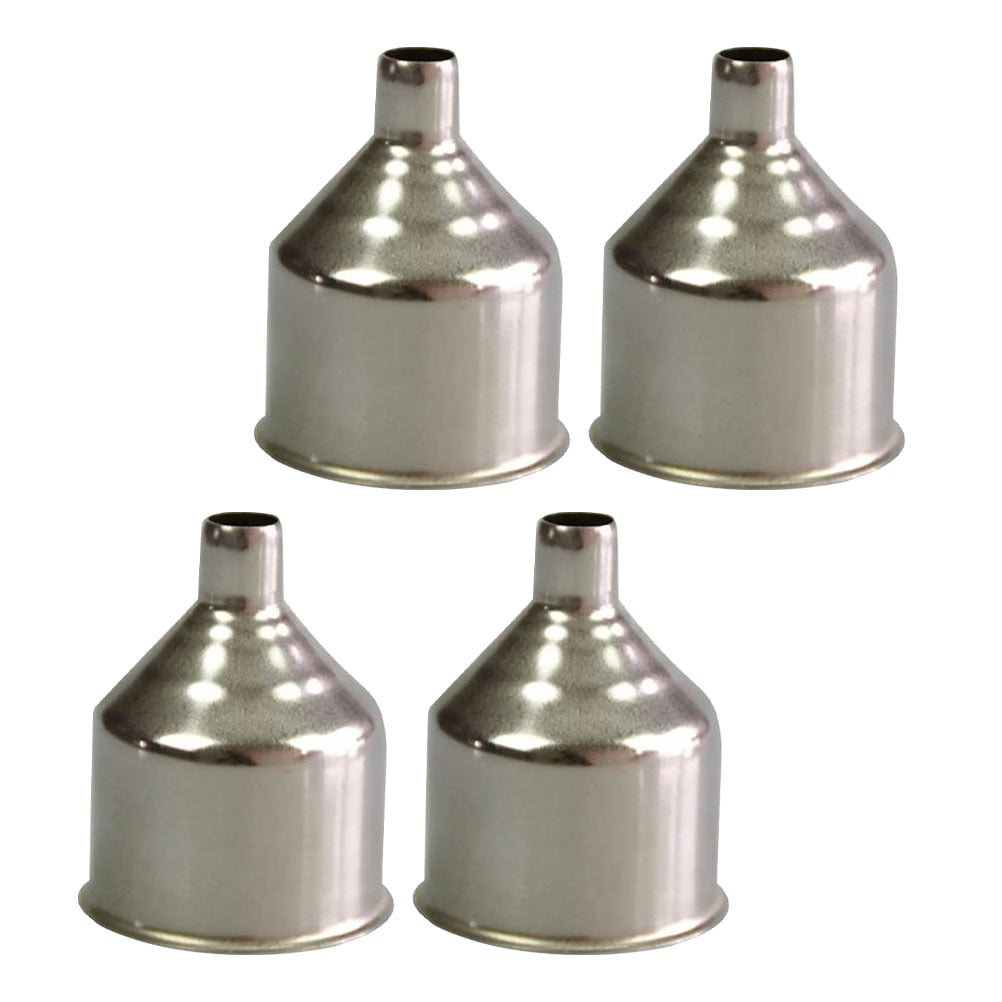 4-Piece Kitchen Funnel Set, Food Grade Silicone, Easy Pouring and Storage for Cooking and Baking