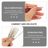 3-Pack Lightweight Stainless Steel Crochet Hooks for Knitting, Sewing, and Hand Crafting Supplies