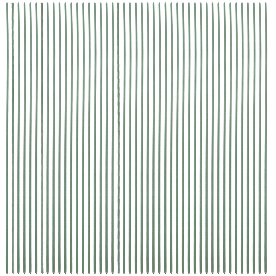 100pcs Green Floral Wire Stems for Artificial Flowers Flexible and Bendable for Arrangements