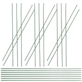 100pcs Green Floral Wire Stems for Artificial Flowers Flexible and Bendable for Arrangements