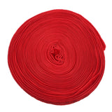 Red Thin Craft Ribbon 1 Roll for Bows, Wrapping, Decorations, Special Occasions and Crafts - Rear View