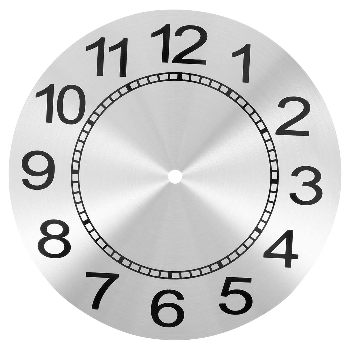 Aluminum Clock Face Replacement Dial for Wall Clocks, 1 Set and Easy to Install