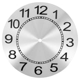 Aluminum Clock Face Replacement Dial for Wall Clocks, 1 Set and Easy to Install