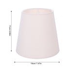 Replacement Lampshade Fabric Square Farmhouse Style Light Diffusion 1Pack 7.5X7.5X6.7In