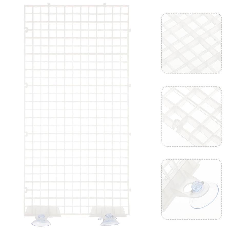 Plastic Grid 1 Set Fish Tank Trays 75 Gallon Aquarium Lid Divider Partition Plate Splitter Egg Crates Water Tank Supplies