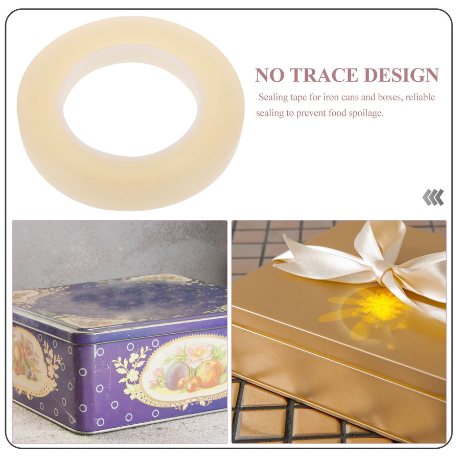 Strong Clear Food Sealer Tape 1 Roll Transparent Airtight Sealing Supplies for Kitchen and Storage