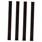 4-Pack Outdoor Electrical Wire Cord Covers Black Plastic Protective 4.3 x 0.4 x 0.2 Inches