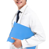 Medical Document Folder 1 Set Rectangular File Folder for Hospital Use Medical Record Organizer 11.8x9.6in