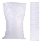 White PP Woven Sandbags for Flood , Home, Garage, Yard, and Outdoor Use