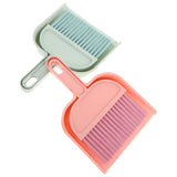 Mini Broom and Dustpan Set, 2-Pack , PP Material for Easy Cleaning - Close-Up Angle