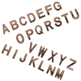 26Pcs ABS Alphabet Letters For Outside Initials For Decor House Owners - Side View