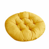 Round Seat Cushion Chair Pads for Kitchen Dining Chairs, Soft Comfort Chair Mat Pillow Cushions for Office Desk Living Room 16 Brown - Front View