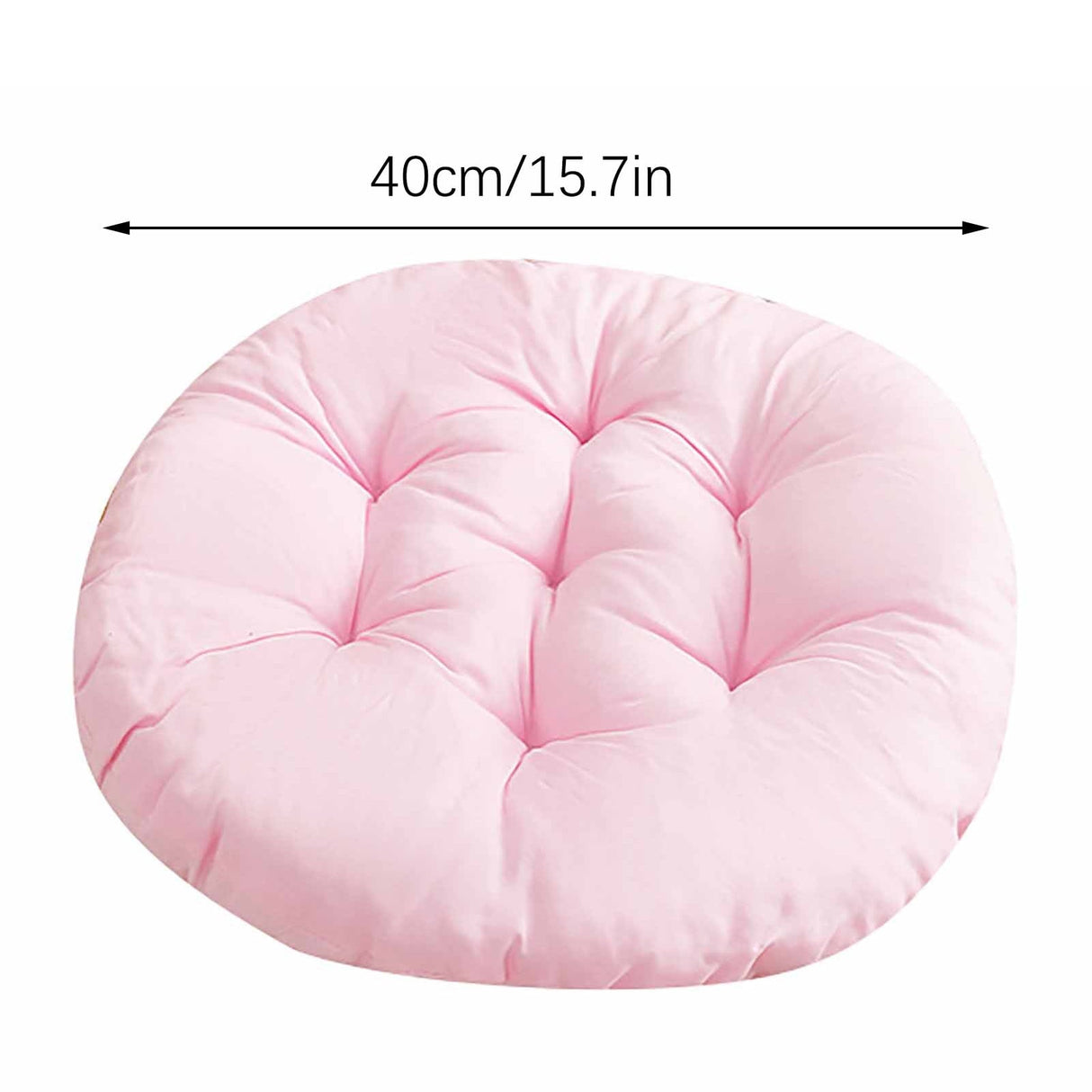 Round Seat Cushion Chair Pads for Kitchen Dining Chairs, Soft Comfort Chair Mat Pillow Cushions for Office Desk Living Room 16 Pink