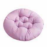 Round Seat Cushion Chair Pads for Kitchen Dining Chairs, Soft Comfort Chair Mat Pillow Cushions for Office Desk Living Room 16 Purple - Front View
